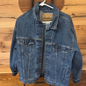 Levi Strauss Signature Denim Jacket with Button Closure